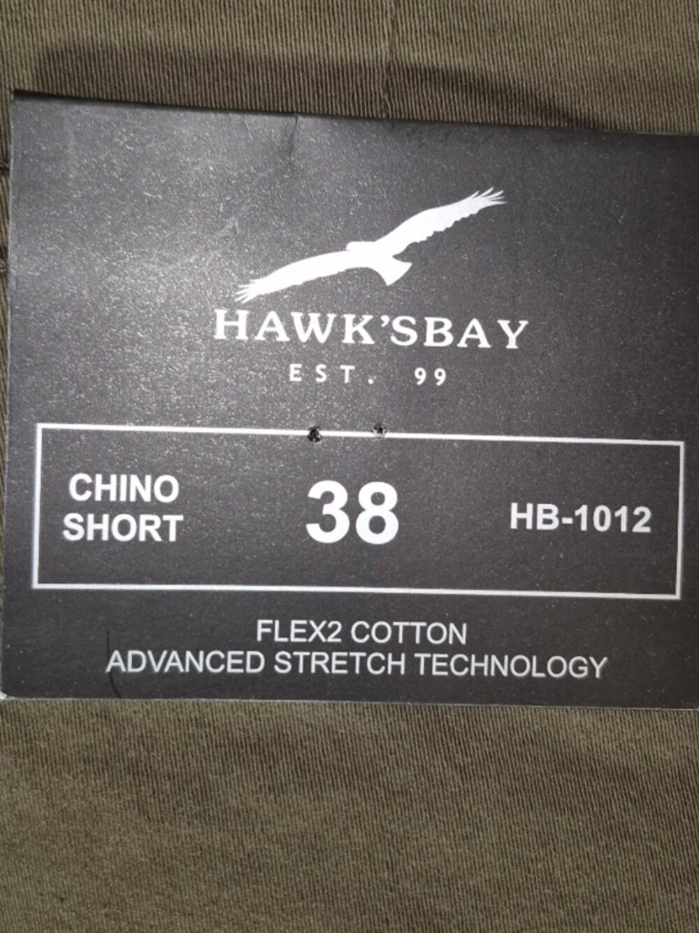 HAWK'S BAY Mens Chino Shorts Size 38 Flex Stretch Technology NWT - Picture 11 of 11